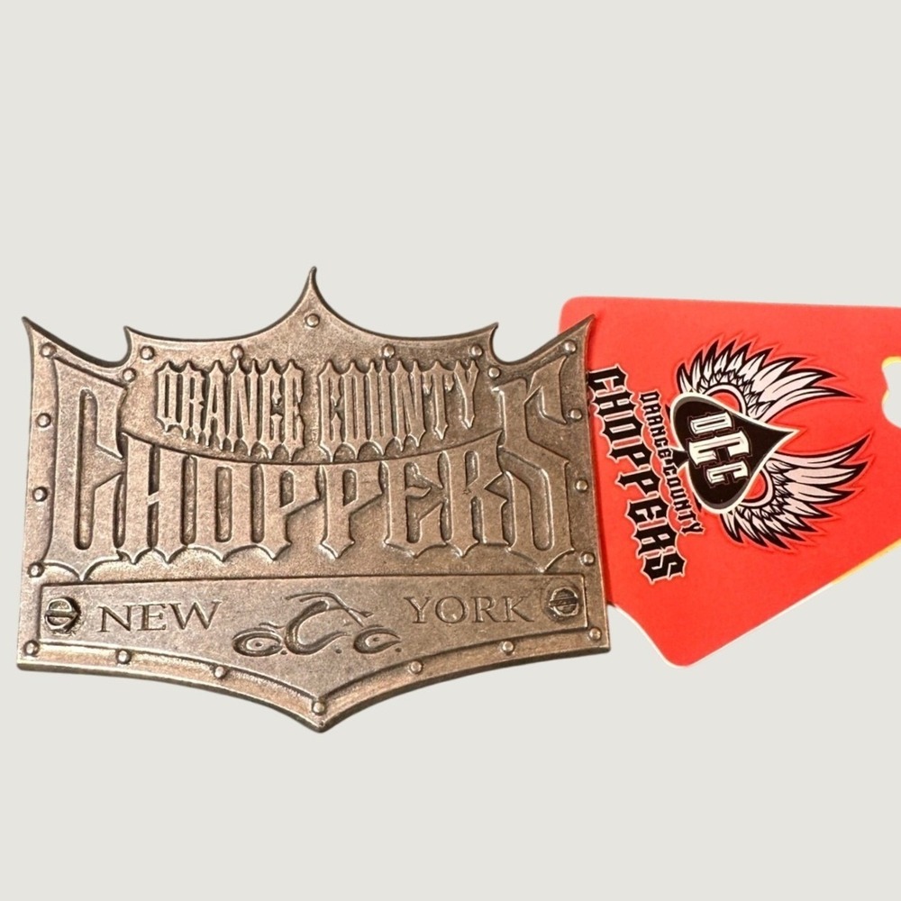 Orange County Choppers OCC 2004 Limited Edition Belt Buckle New York USA Metal